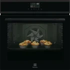 Cuptor incorporabil Electrolux EOD7P86H, Electric, 72 L, Autocuratare pirolitica, SteamBake, MultiLevel, AirFry, Grill, Clasa A++, Negru