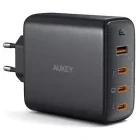 Incarcator retea Aukey PA-B7S, 3x USB-C, 1x USB, Quick Charge 100 W, Black
