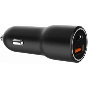 Gembird TA-UC-AC2PDQC38-CAR-01, 1x USB-C, 1x USB, 20 W, Black