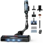 Aspirator Rowenta X-Force Flex 10.80 Aqua RH7AD5E0, vertical cu mop, 300W, 0.44L, Negru/Albastru