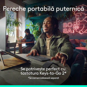 Logitech Mobi Fold Wireless Graphite