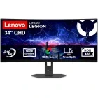 Monitor LED Lenovo Gaming Legion 34W-2c Curbat 34 inch UWQHD VA 0.5 ms 240 Hz HDR FreeSync Premium