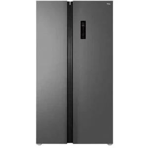 Frigider Side By Side TCL RP505SSE2, 505 L, Clasa E, Total No Frost, Inverter, AAT, Swing Flow, Control electronic, 177 cm, Gri