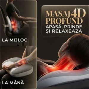 iHunt Perna pentru masaj cervical & lombar DreamRelax 4D, Incalzire