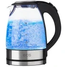 Fierbator ECG RK1776, 2200W, 1.7L, Inox/Negru