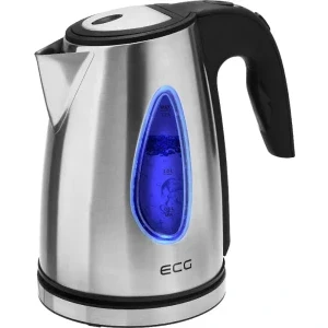 ECG RK1740, 2000W, 1.7L, Inox/Negru