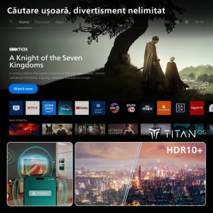 Philips Smart TV 65PUS8001/12 Seria PUS8001/12 164cm 4K UHD HDR Ambilight pe 3 laturi