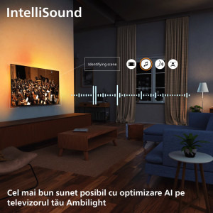 Philips Smart TV 65PUS8001/12 Seria PUS8001/12 164cm 4K UHD HDR Ambilight pe 3 laturi