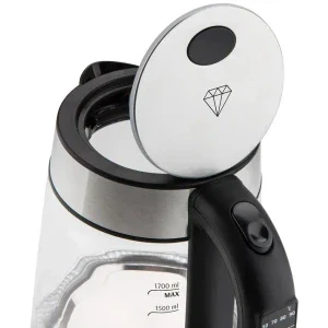 ETA Crystela Digi 7153, 2200W, 1.7L, Negru/Inox