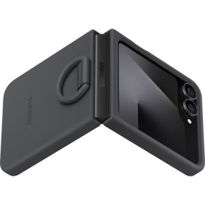 Samsung Capac protectie spate Silicon Black pentru Galaxy Z Flip 7 FE