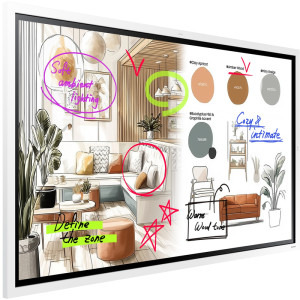 Samsung Flip 75 Inch WMFX, 75 inch UHD VA, Tizen OS 9.0