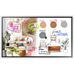Samsung Flip 75 Inch WMFX, 75 inch UHD VA, Tizen OS 9.0
