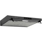 Hota Tornado decorativa Biza 10, Putere de absorbtie 500 m3/h, 3 trepte, Clasa A+++, 60 cm, Negru