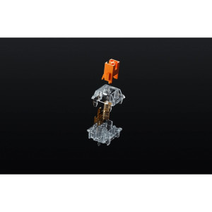 QwertyKey 100 Apex RGB White Tactil Prelubrifiat V2 Switch Mecanica