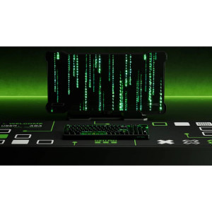 QwertyKey 100 Matrix RGB Black Liniar Prelubrifiat V2 Switch Mecanica