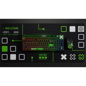 QwertyKey 100 Matrix RGB Black Tactil Prelubrifiat V2 Switch Mecanica