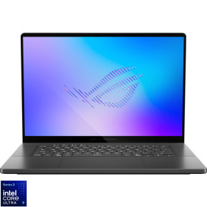 ASUS Gaming 16'' ROG Zephyrus G16 GU606AX, 2.5K OLED 240Hz G-Sync, Procesor Intel® Core™ Ultra 9 386H (18M Cache, up to 4.90 GHz), 64GB LPDDR5X, 1TB SSD, GeForce RTX 5090 24GB, Win 11 Pro, Eclipse Gray