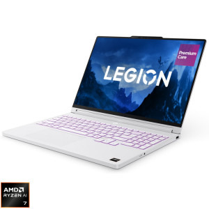 Lenovo Gaming 15.3'' Legion 5 15AGP11, WQXGA OLED 165Hz, Procesor AMD Ryzen™ AI 7 450 (16M Cache, up to 5.1 GHz), 16GB DDR5, 2TB SSD, GeForce RTX 5070 12GB, No OS, Glacier White, 3Yr Onsite Premium Care