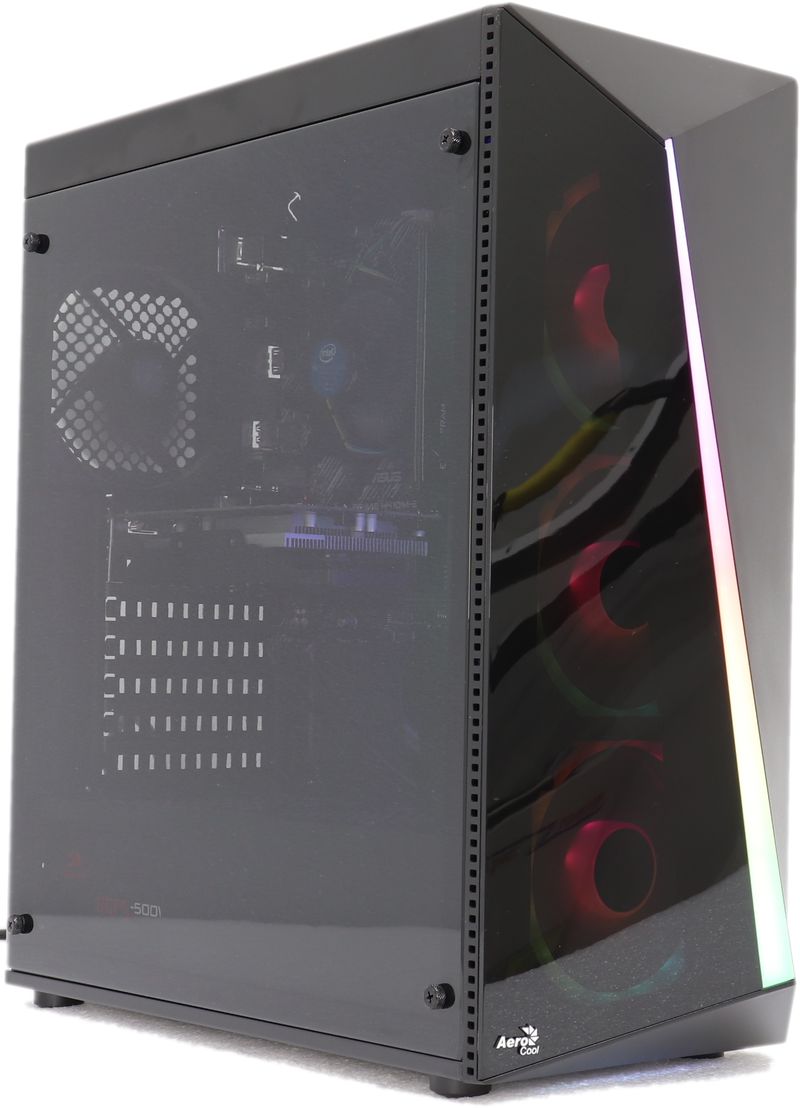 PC FirstGear Gaming Pike, Intel i3-10100F 3.6GHz, 8GB DDR4, 240GB SSD, RX 560 4GB GDDR5, Iluminare RGB