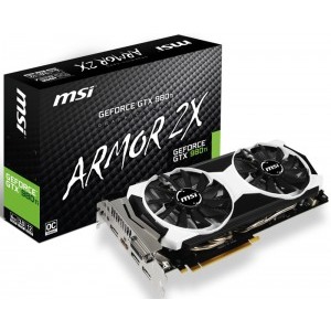 MSI GeForce GTX 980 Ti Armor 2X OC 6GB GDDR5 384-bit