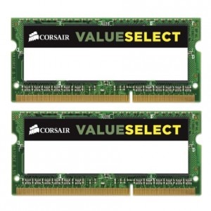 Corsair ValueSelect, 8GB, DDR3, 1600MHz, CL11, 1.35v, Dual Channel Kit