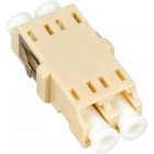 Accesoriu retea Schrack Cupla LC Duplex, plastic, single mode, zirconiu, bej
