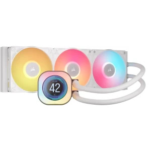Cooler CPU Corsair iCUE LINK Titan 360 RX LCD RGB White - PC Garage