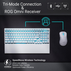 ASUS ROG Strix Scope II 96 White NX Snow Switch Mecanica