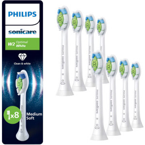 Philips Sonicare Rezerve periuta de dinti electrica Optimal White HX6068/87 Alb, 8 buc