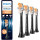 Philips Sonicare Rezerve periuta de dinti electrica Premium All-in-One HX9094/88 Negru, 4 buc