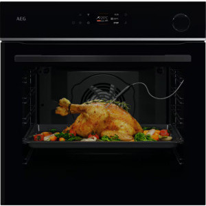 AEG TR7PB63ZSB, Electric, 72 L, Autocuratare pirolitica, SteamCrisp, My AEG Care, Grill, Clasa A+, Negru