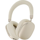 Casti Tellur Over-Ear, Shade, Bluetooth 5.3, ANC, Multipoint, autonomie 50h, Beige + Cablu USB la USB-C + Cablu audio