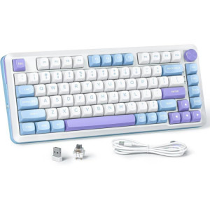 Redragon Cyrus Pro Alb-Mov RGB Switch-uri Liniare Redragon Gri Mecanica