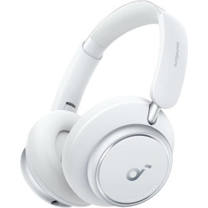 Casti Anker Over-Ear, Soundcore Space Q45, Adaptive Active Noise Cancelling, LDCA Hi-Res, Bluetooth 5.3, White