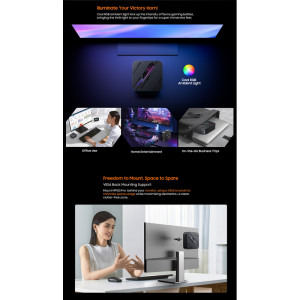 Blackview MP100 Pro, Intel Core i3-1215U 4.4GHz, 16GB RAM, 512GB SSD, UHD Graphics, Windows 11 Pro