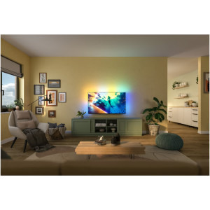 Philips Smart TV 65PUS8010/12 Seria PUS8010/12 164cm 4K UHD HDR Ambilight pe 3 laturi