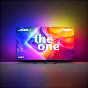 Philips Smart TV 65PUS9010/12 Seria PUS9010/12 164cm gri 4K UHD HDR Ambilight pe 3 laturi