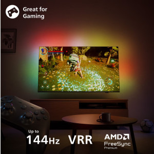 Philips Smart TV 50PUS9010/12 Seria PUS9010/12 126cm gri 4K UHD HDR Ambilight pe 3 laturi
