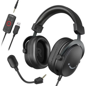 Casti Gaming Fifine H9 Black