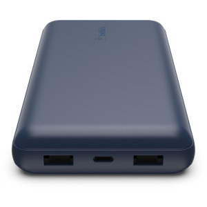 Belkin BoostCharge 20000 mAh, 2x USB, 1x USB-C, Blue