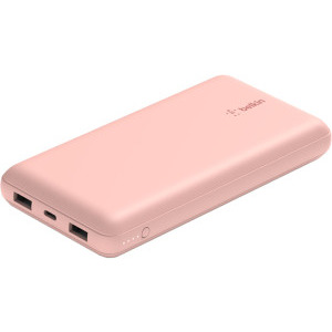 Belkin BoostCharge 20000 mAh, 2x USB, 1x USB-C, Rose Gold