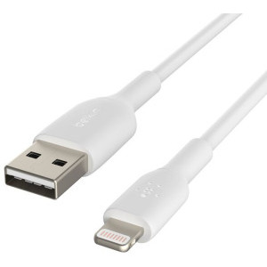 Belkin BoostCharge USB Male la Lightning Male 1m, White