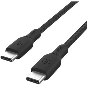 Belkin BoostCharge Braided, USB-C Male la USB-C Male, 100W 3m, Black