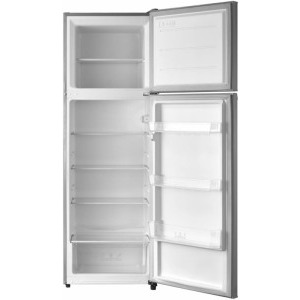Heinner HF-M294SE++, 294 L, Clasa E, Control mecanic, Iluminare LED, 176 cm, Argintiu