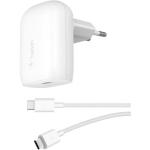 Belkin 30W PD 1x USB-C, cablu USB-C la USB-C inclus, White