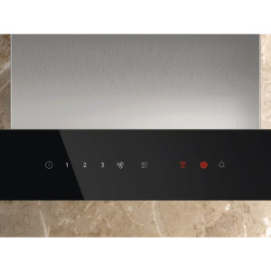 Electrolux decorativa LFT826X, Putere de absorbtie 730 m3/h, 4 trepte, ExtractionTech Pro, Hob2Hood, Breeze, 60 cm, Clasa A, Inox/Negru