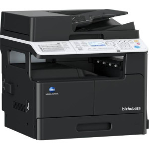 Konica Minolta bizhub 225i, Laser, Monocrom, Format A3, Duplex, Retea + DF-633 + AD-509 + Toner