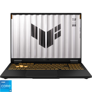 Laptop ASUS Gaming 16 TUF F16 FX608JMR, FHD+ 165Hz, Procesor Intel® Core™ i5 14450HX (20M Cache, up to 4.80 GHz), 16GB DDR5, 1TB SSD, GeForce RTX 5060 8GB, No OS, Jaeger Gray