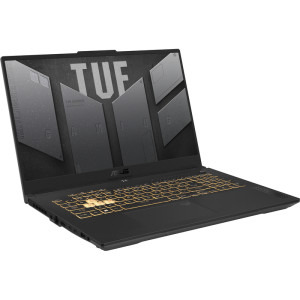 ASUS Gaming 17.3'' TUF F17 FX707VJB, FHD 144Hz, Procesor Intel® Core™ 5 210H (12M Cache, up to 4.80 GHz), 16GB DDR5, 512GB SSD, GeForce RTX 3050 6GB, No OS, Mecha Gray