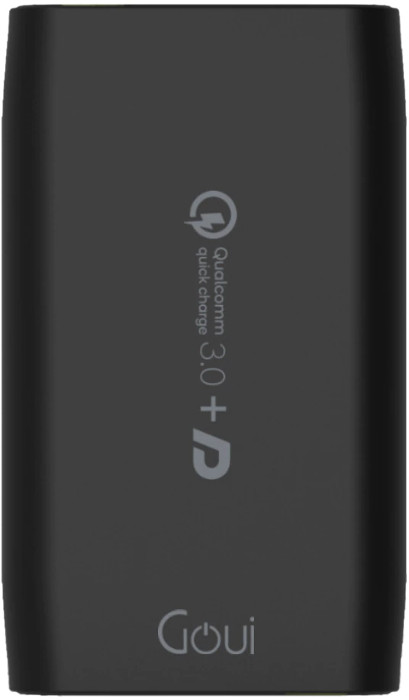 Baterie externa Goui Waya PD, 20000 mAh, 3A, 1x USB, 1x USB-C, Quick Charge 3.0, Black